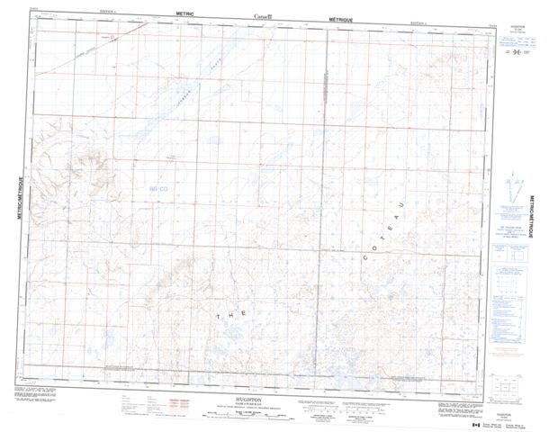 Hughton Topographic Paper Map 072O04 at 1:50,000 scale