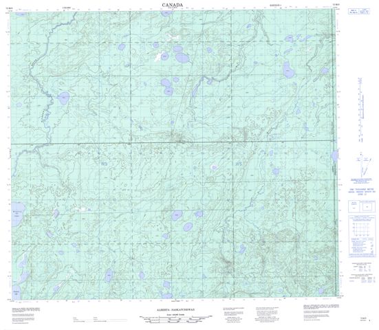No Title Topographic Paper Map 073M09 at 1:50,000 scale