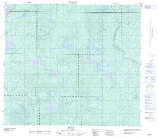 No Title Topographic Paper Map 073M13 at 1:50,000 scale