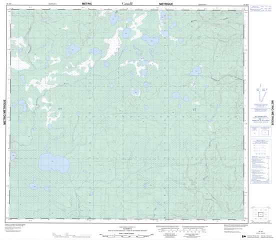 No Title Topographic Paper Map 074D03 at 1:50,000 scale