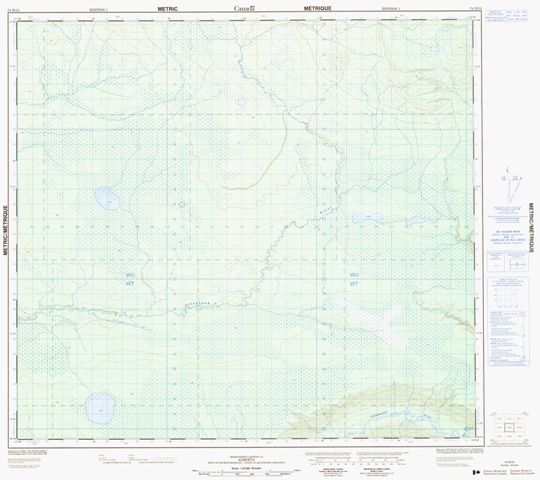 No Title Topographic Paper Map 074D15 at 1:50,000 scale