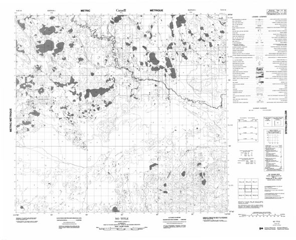 No Title Topographic Paper Map 074E15 at 1:50,000 scale