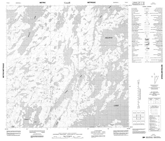 No Title Topographic Paper Map 075A02 at 1:50,000 scale