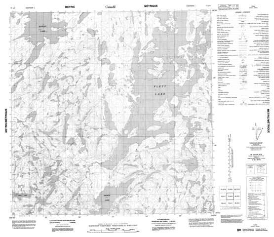 No Title Topographic Paper Map 075A08 at 1:50,000 scale