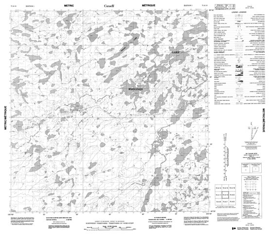 No Title Topographic Paper Map 075A10 at 1:50,000 scale