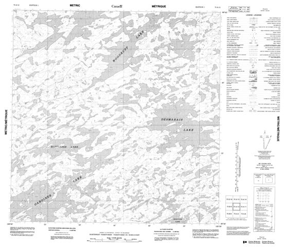No Title Topographic Paper Map 075A12 at 1:50,000 scale