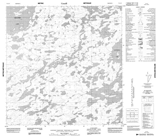 No Title Topographic Paper Map 075A15 at 1:50,000 scale