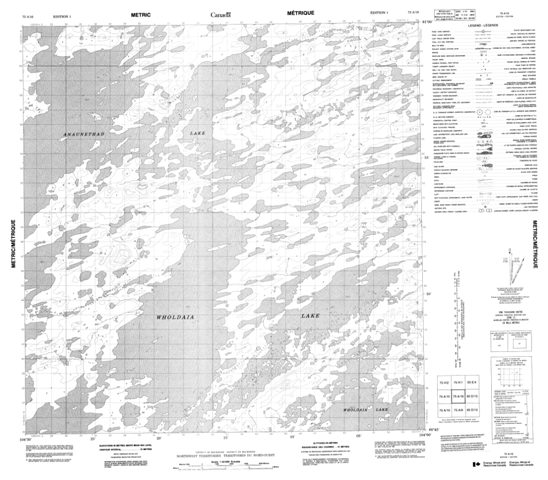 No Title Topographic Paper Map 075A16 at 1:50,000 scale