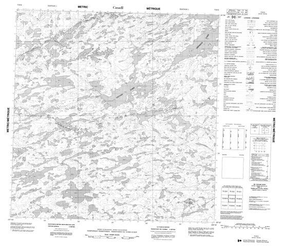 No Title Topographic Paper Map 075B15 at 1:50,000 scale