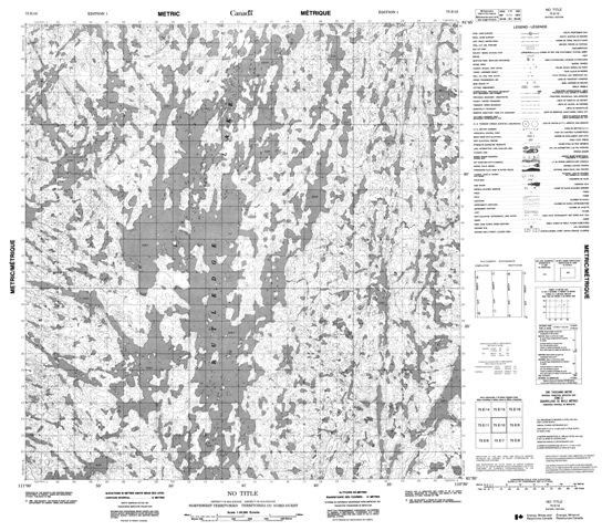 No Title Topographic Paper Map 075E10 at 1:50,000 scale