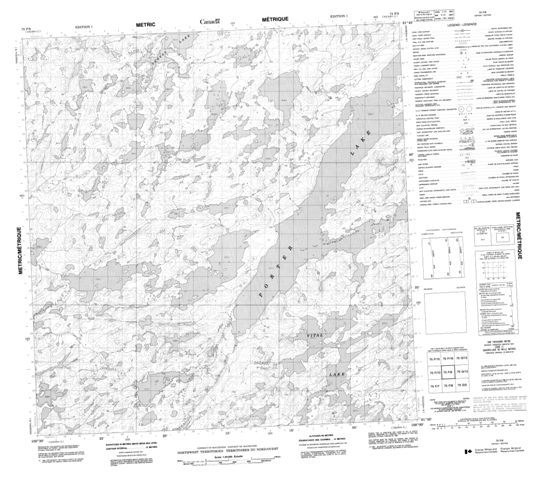 No Title Topographic Paper Map 075F09 at 1:50,000 scale