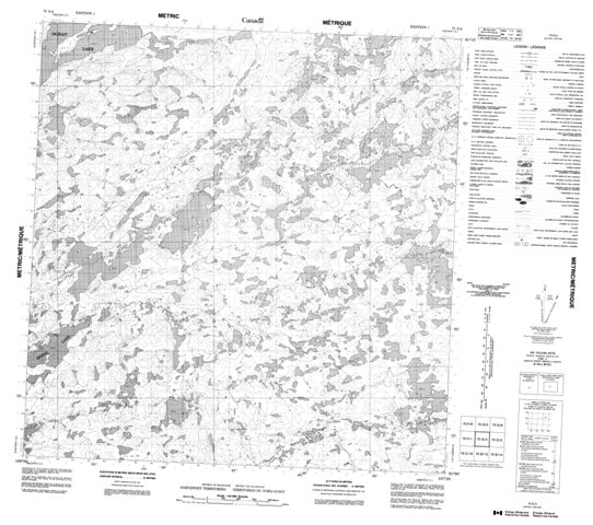 No Title Topographic Paper Map 075G04 at 1:50,000 scale