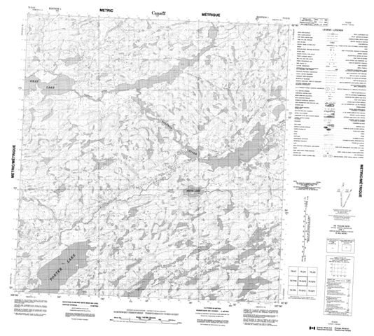 No Title Topographic Paper Map 075G13 at 1:50,000 scale