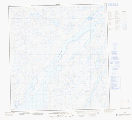 No Title Topographic Paper Map 075K03 at 1:50,000 scale