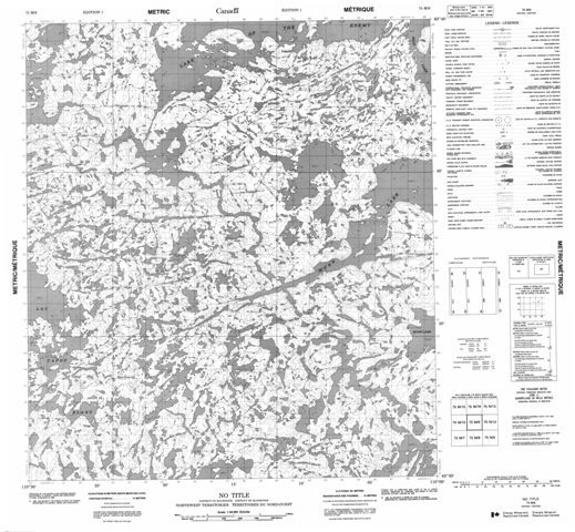 No Title Topographic Paper Map 075M09 at 1:50,000 scale