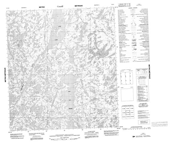 No Title Topographic Paper Map 075N02 at 1:50,000 scale