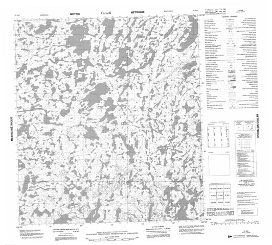 No Title Topographic Paper Map 075N06 at 1:50,000 scale