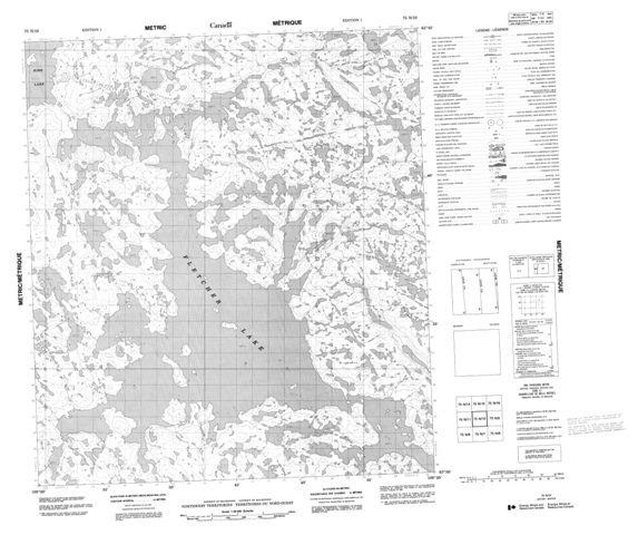 No Title Topographic Paper Map 075N10 at 1:50,000 scale