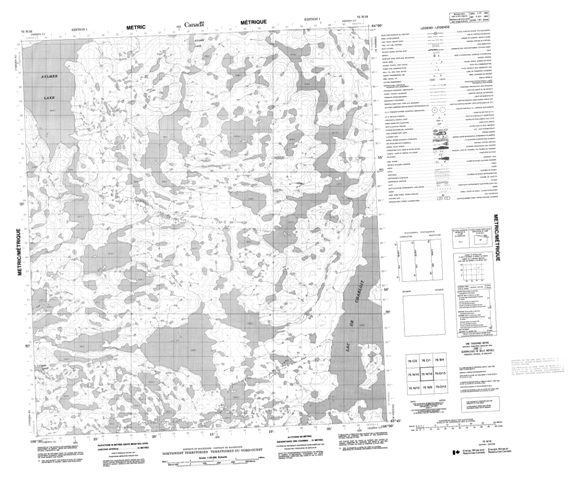 No Title Topographic Paper Map 075N16 at 1:50,000 scale