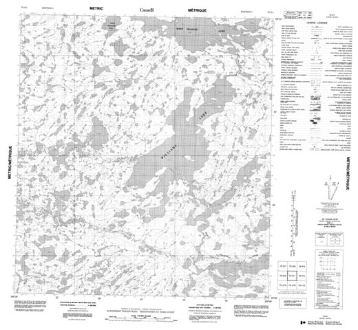 No Title Topographic Paper Map 075O01 at 1:50,000 scale