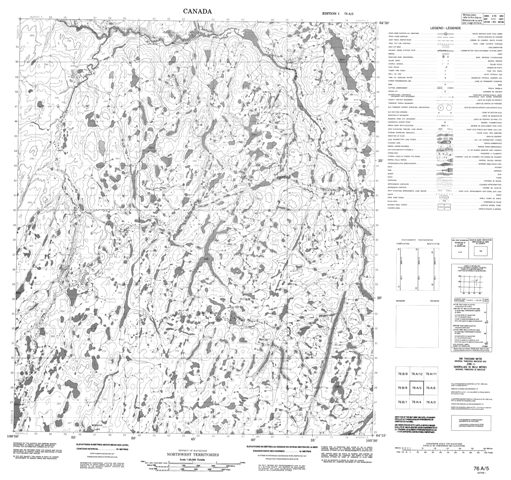 No Title Topographic Paper Map 076A05 at 1:50,000 scale