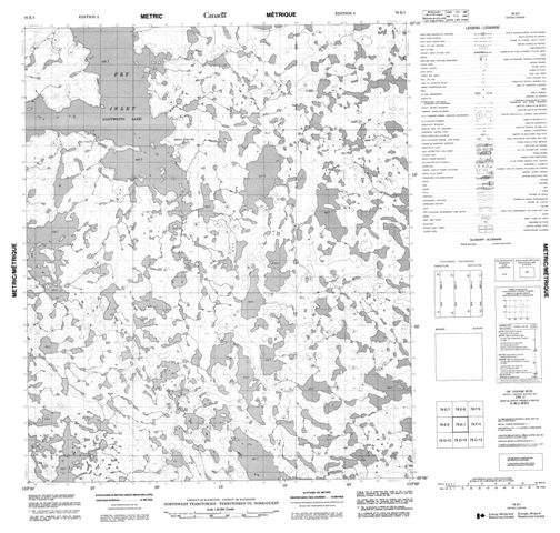No Title Topographic Paper Map 076E01 at 1:50,000 scale