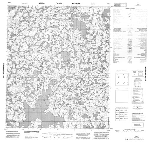 No Title Topographic Paper Map 076E04 at 1:50,000 scale