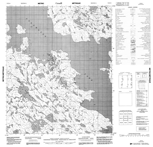 No Title Topographic Paper Map 076E10 at 1:50,000 scale