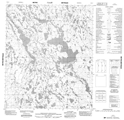 No Title Topographic Paper Map 076H05 at 1:50,000 scale