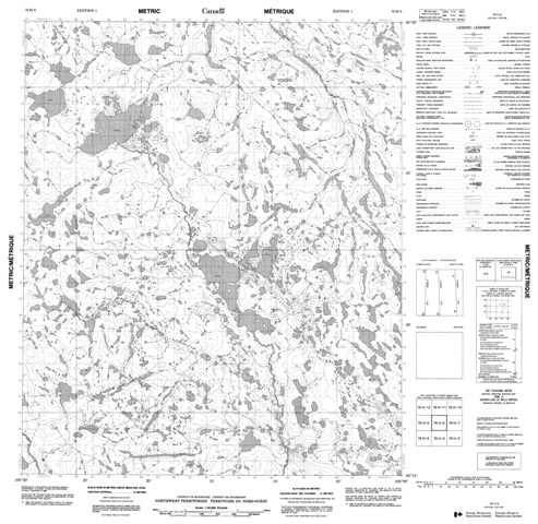 No Title Topographic Paper Map 076H06 at 1:50,000 scale