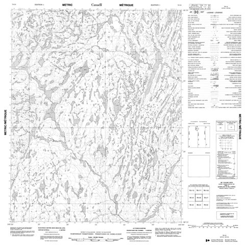 No Title Topographic Paper Map 076I06 at 1:50,000 scale