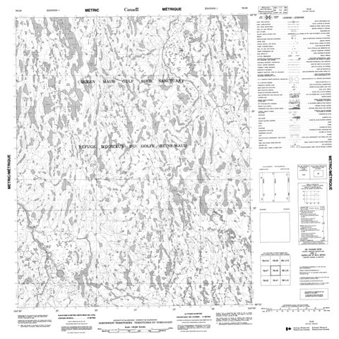 No Title Topographic Paper Map 076I08 at 1:50,000 scale