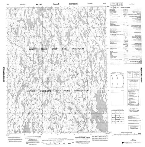 No Title Topographic Paper Map 076I09 at 1:50,000 scale