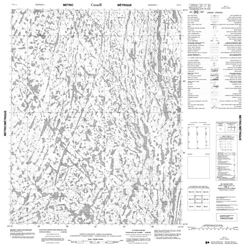 No Title Topographic Paper Map 076I11 at 1:50,000 scale
