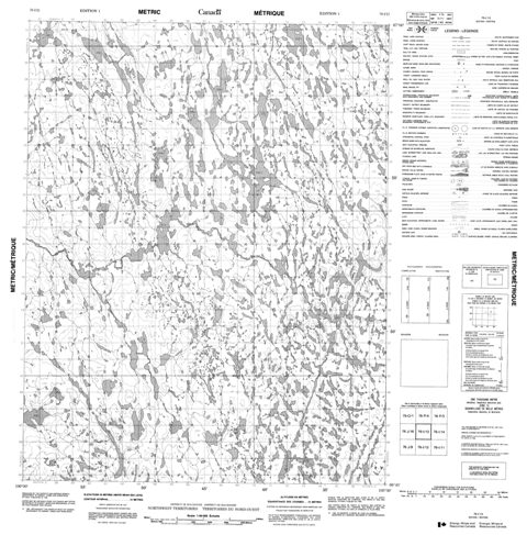 No Title Topographic Paper Map 076I13 at 1:50,000 scale