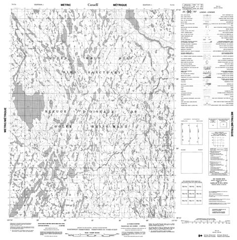 No Title Topographic Paper Map 076I14 at 1:50,000 scale