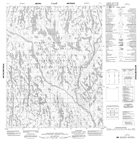 No Title Topographic Paper Map 076I15 at 1:50,000 scale
