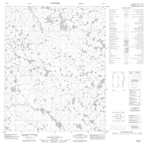 No Title Topographic Paper Map 076L06 at 1:50,000 scale