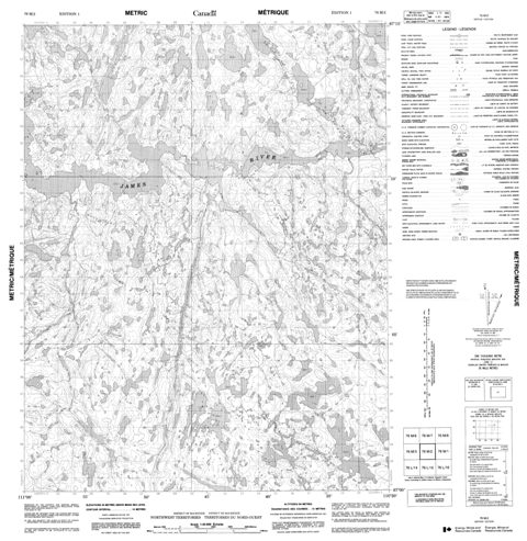 No Title Topographic Paper Map 076M02 at 1:50,000 scale