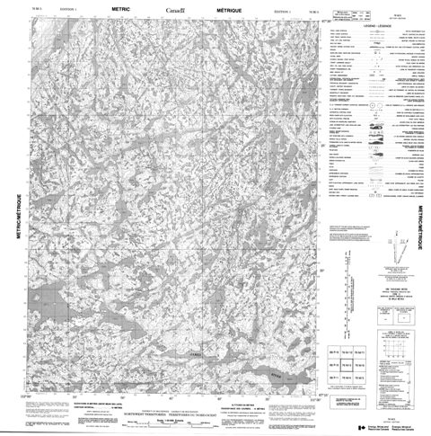 No Title Topographic Paper Map 076M05 at 1:50,000 scale
