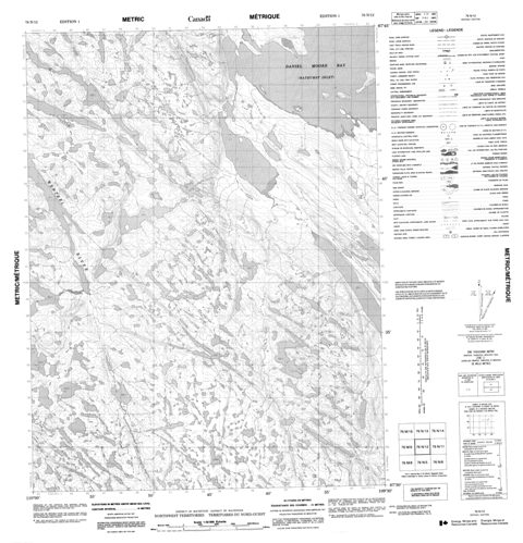 No Title Topographic Paper Map 076N12 at 1:50,000 scale