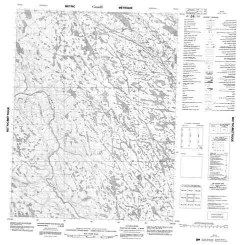 No Title Topographic Paper Map 076O02 at 1:50,000 scale
