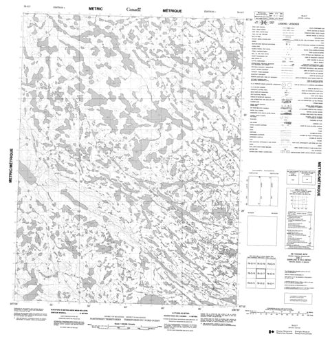 No Title Topographic Paper Map 076O07 at 1:50,000 scale