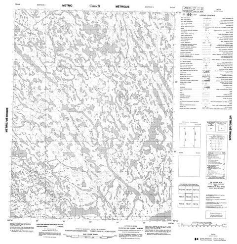 No Title Topographic Paper Map 076O08 at 1:50,000 scale