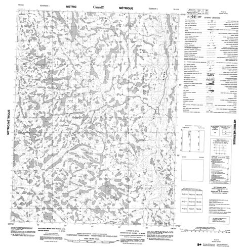 No Title Topographic Paper Map 076O10 at 1:50,000 scale