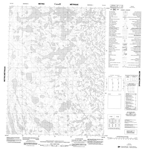 No Title Topographic Paper Map 076O16 at 1:50,000 scale