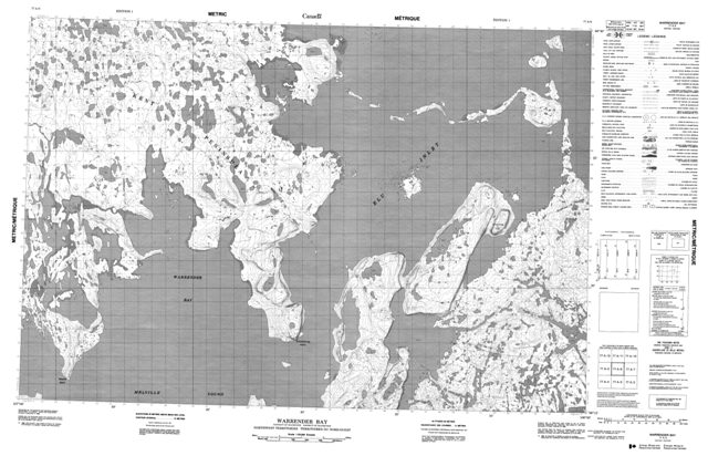Warrender Bay Topographic Paper Map 077A06 at 1:50,000 scale