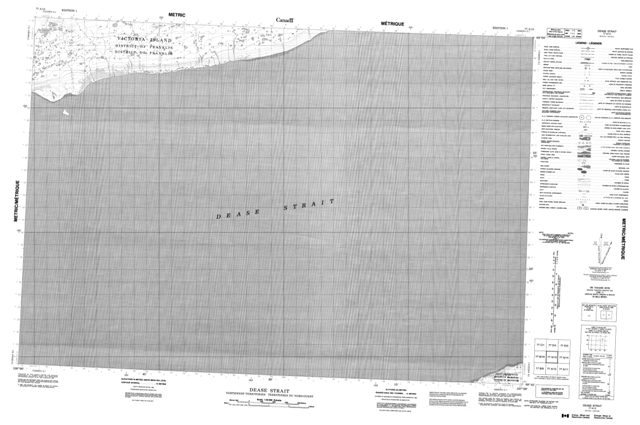 Dease Strait Topographic Paper Map 077A13 at 1:50,000 scale