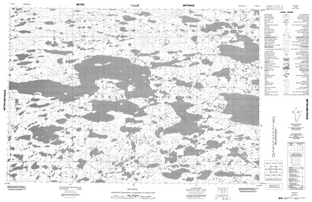 No Title Topographic Paper Map 077B13 at 1:50,000 scale