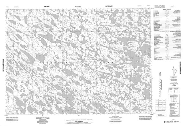  Topographic Paper Map 077C14 at 1:50,000 scale